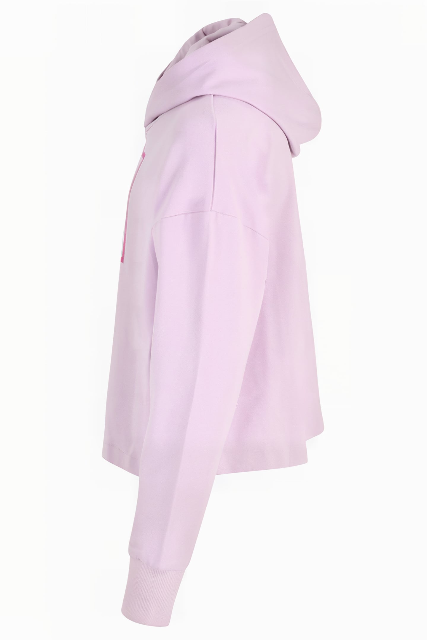 BURGHAUN CROPPED HOODY FAIR ORCHID 3