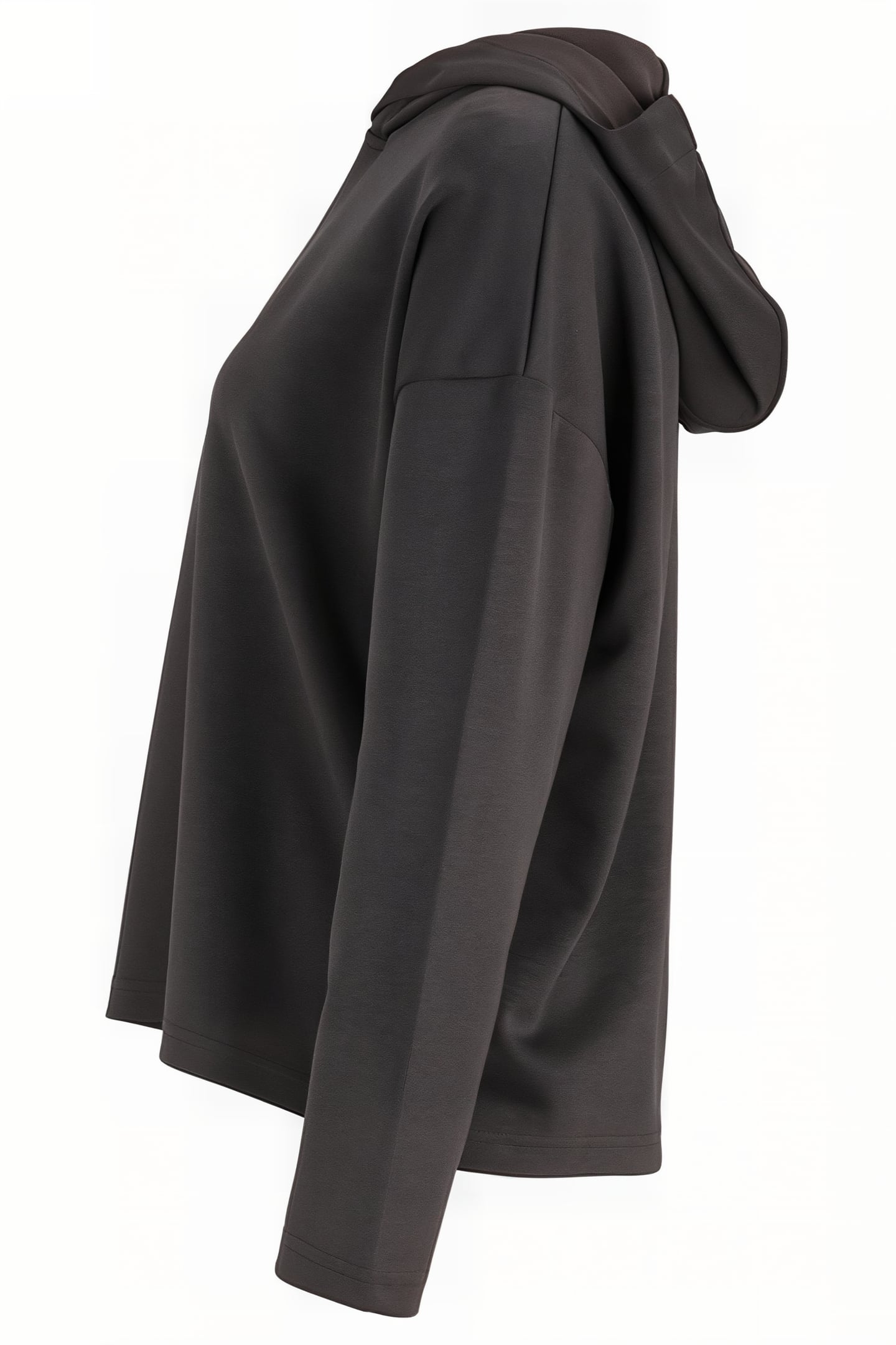 CRIVITZ CROPPED HOODY IRON GATE 3
