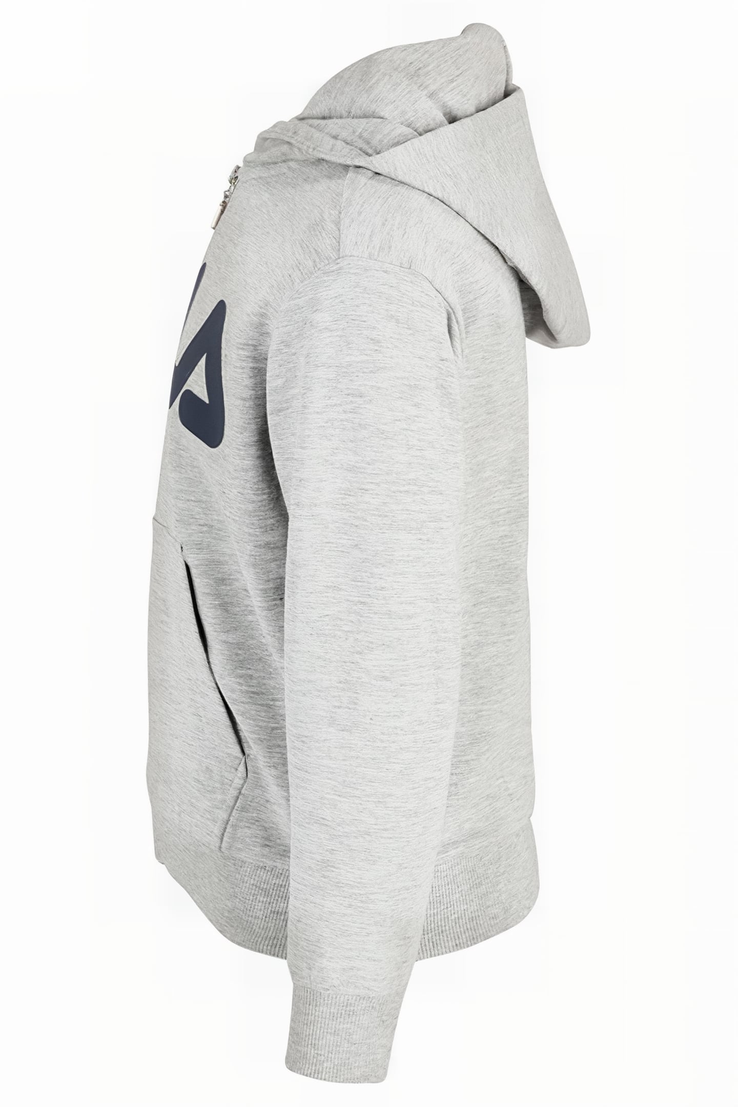 BALGE CLASSIC LOGO ZIP HOODY LIGHT GREY MELANGE 3