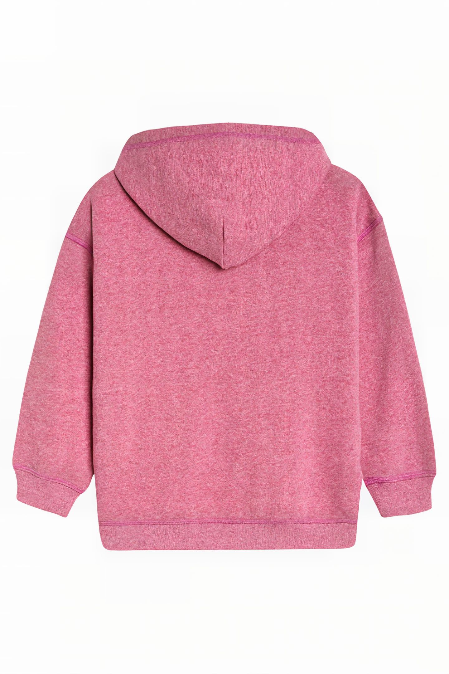CALW OVERSIZED ZIP HOODIE PURPLE ORCHID MELANGE 2