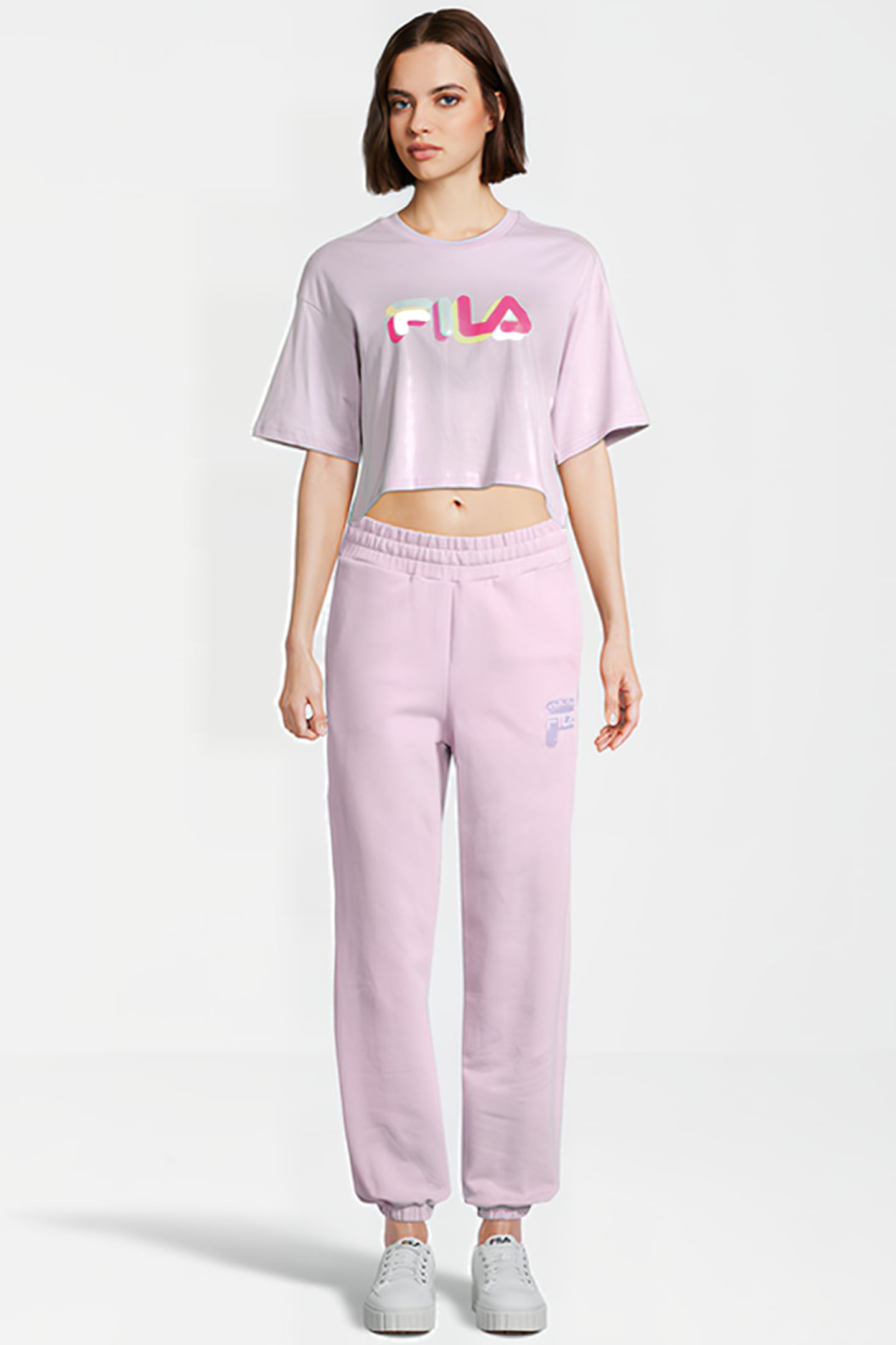 BEUNA CROPPED GRAPHIC TEE FAIR ORCHID 3