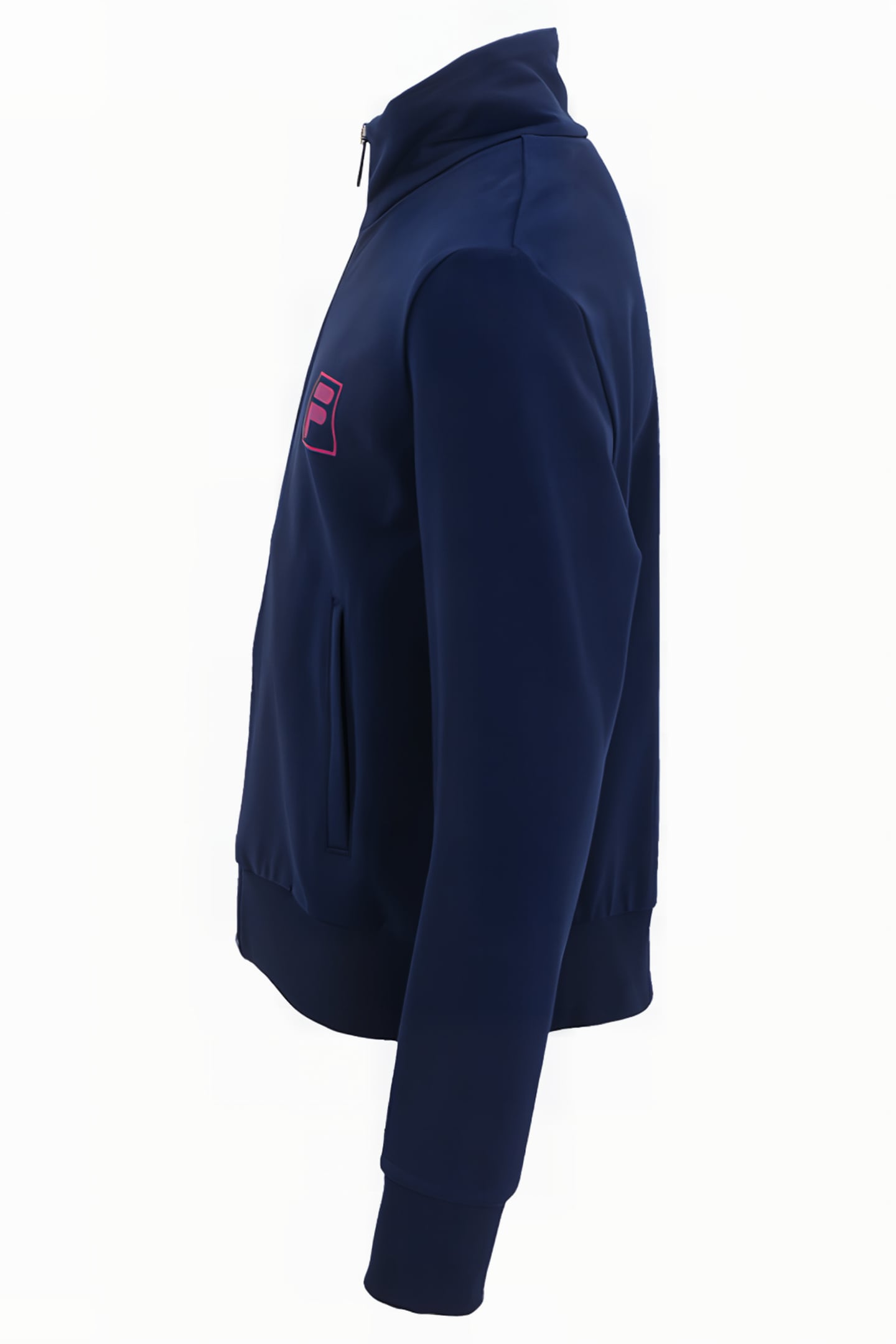 BLEISTADT CROPPED TRACK JACKET MEDIEVAL BLUE 3