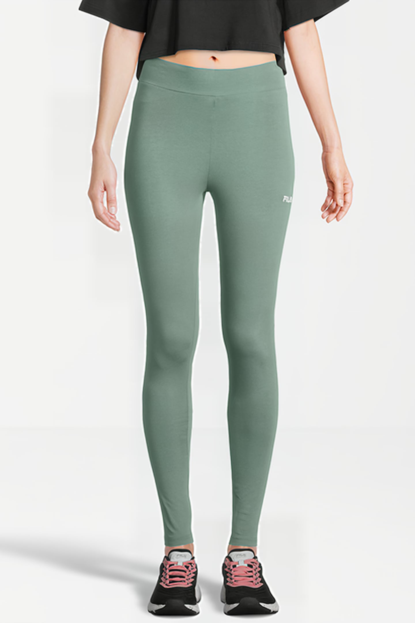 BENNDORF HIGH WAIST LEGGINGS SILT GREEN 1