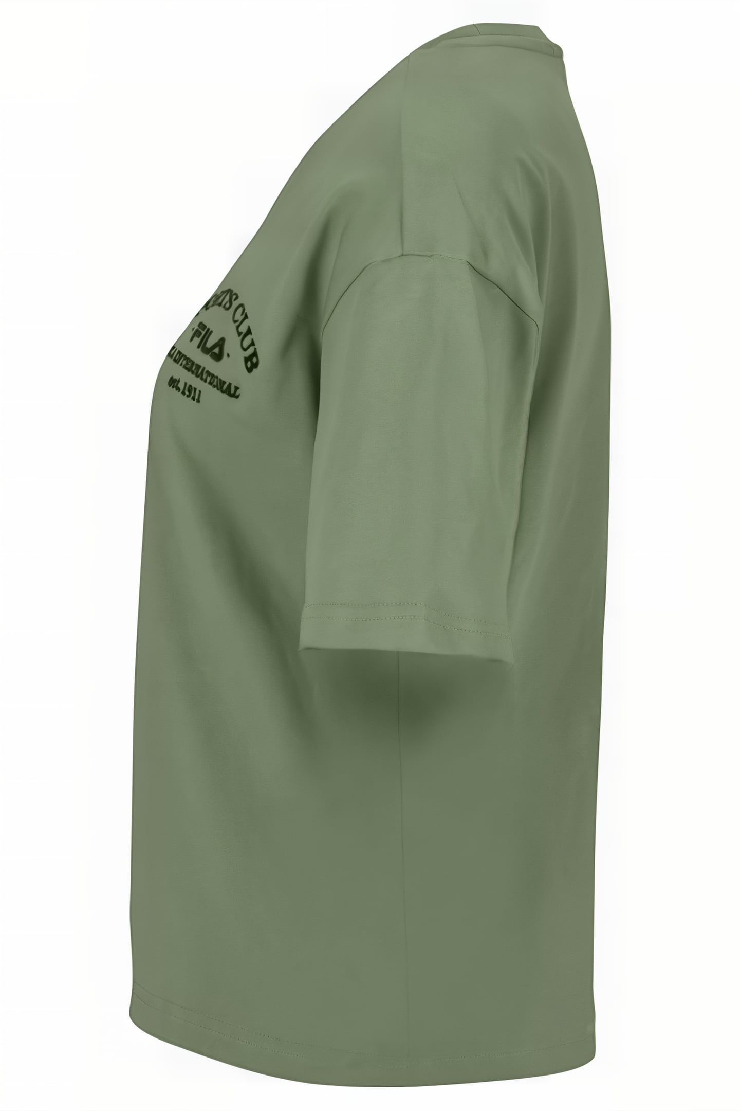 BOMS LOOSE FIT TEE OIL GREEN 3