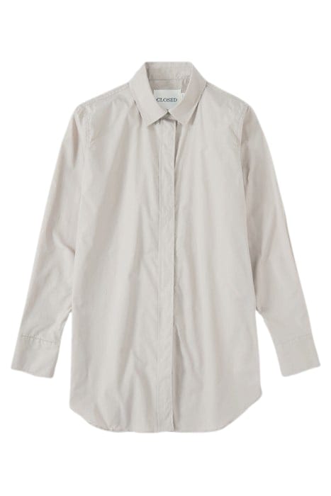 FITTED LONG BLOUSE SHIRTS & BLOUSES PLASTER BEIGE 4
