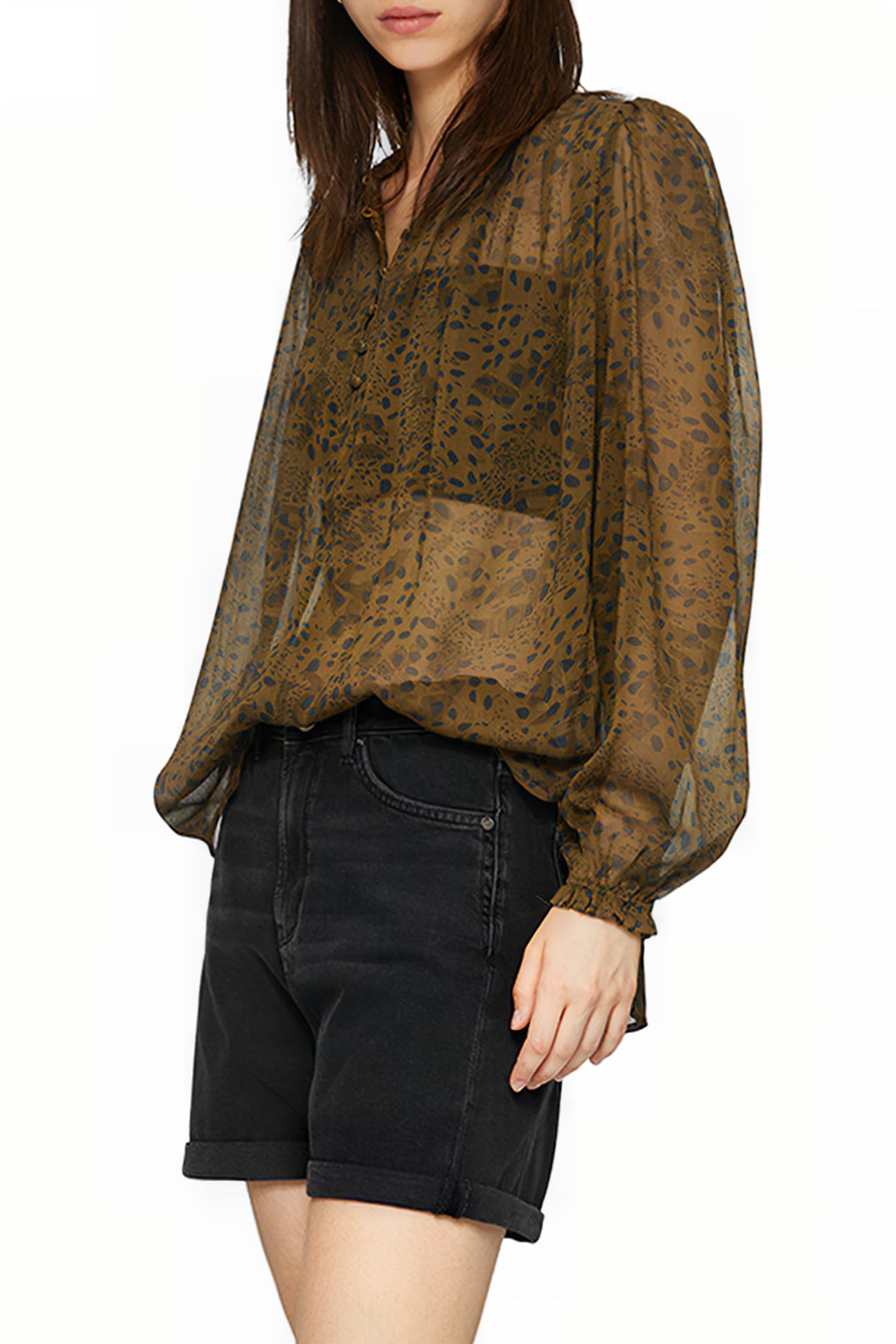 S.OLIVER-QS BLOUSES GREEN-DARK 4