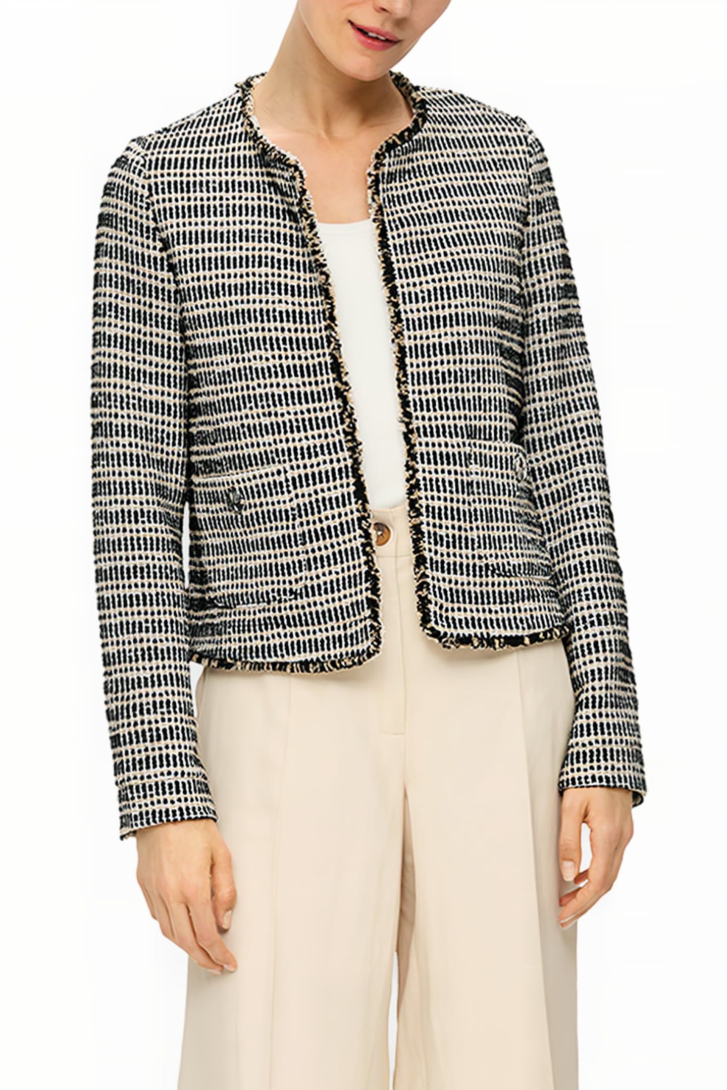 S.OLIVER JACKETS INDOOR GREY/BLACK 1