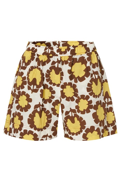 COTTON PRINTED SHORT YELLOW 4