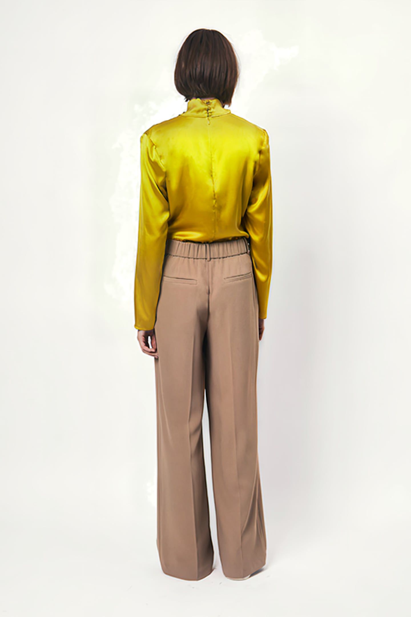 IPSUM SILK DRAPEY TOP GOLDEN GINGER 3