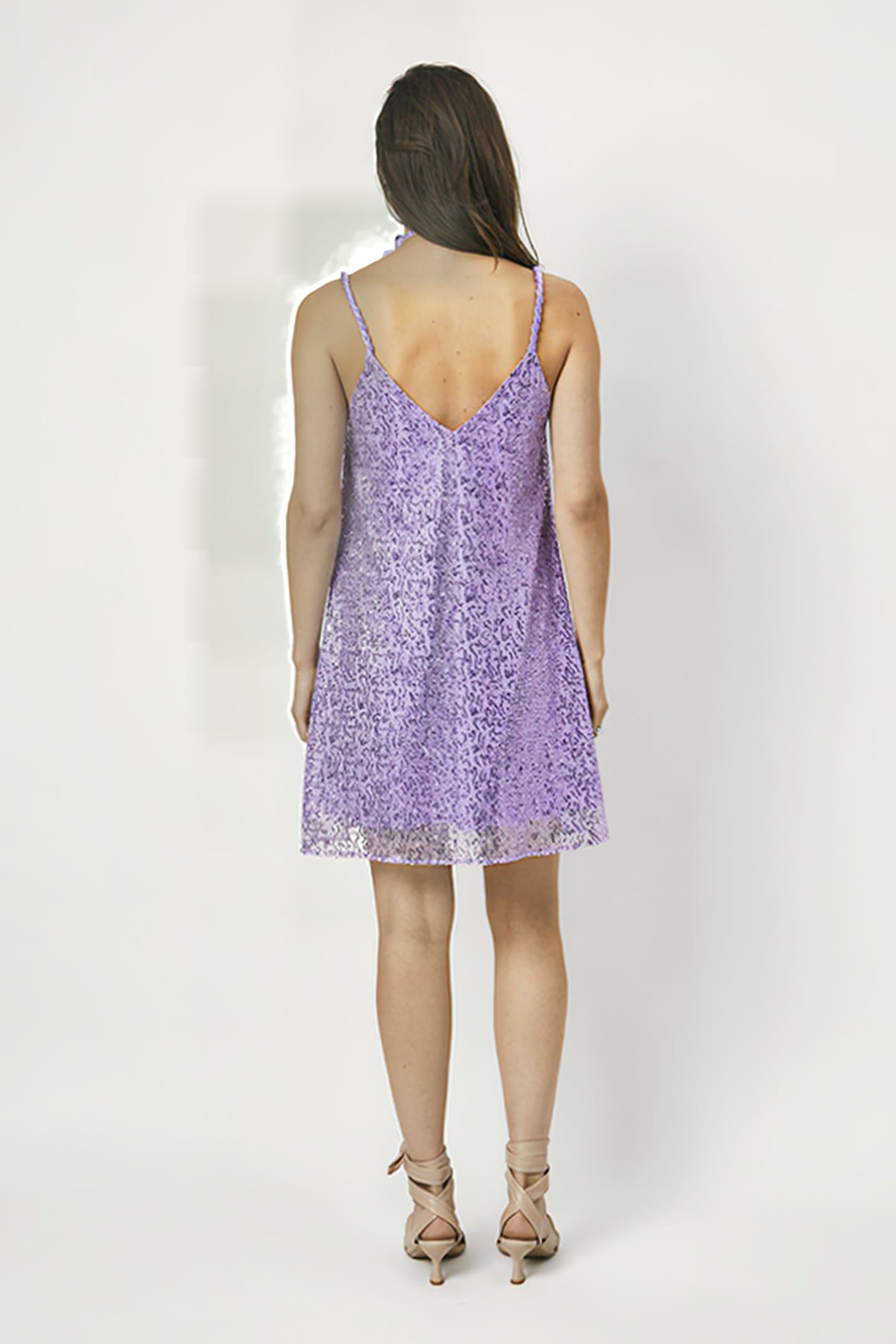 GLORIA SEQUINS DRESS SOFT VIOLET 2