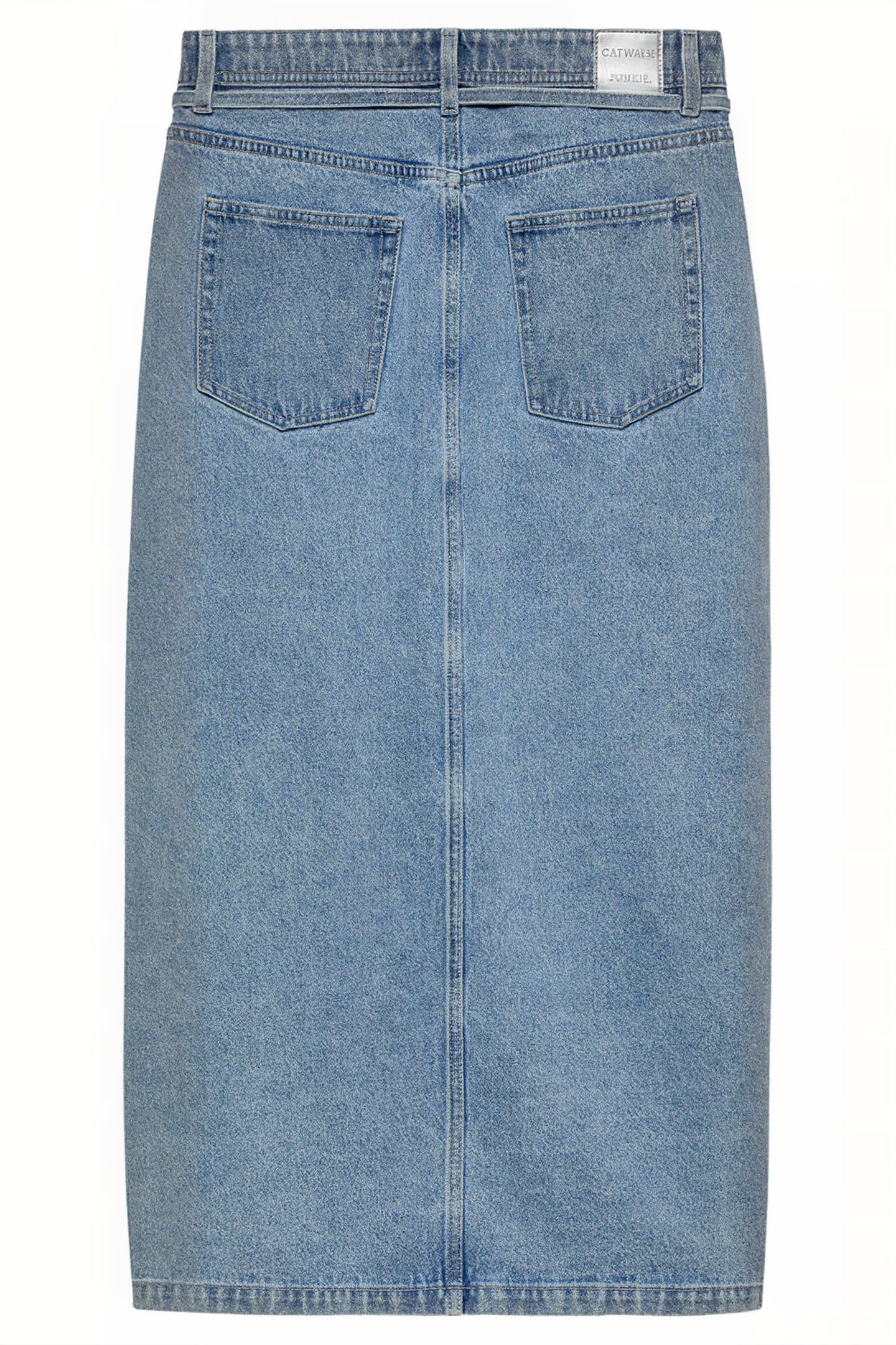 BUTTON UP DENIM SKIRT STARLIGHT BLUE 4