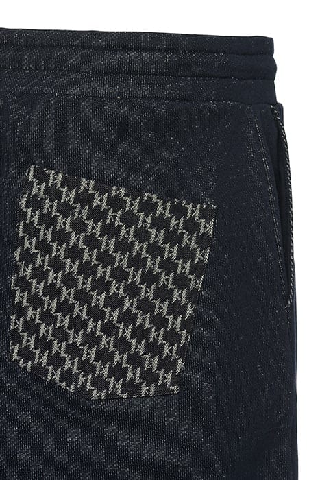 JERSEY DENIM SWEAT SHORTS NAVY 9