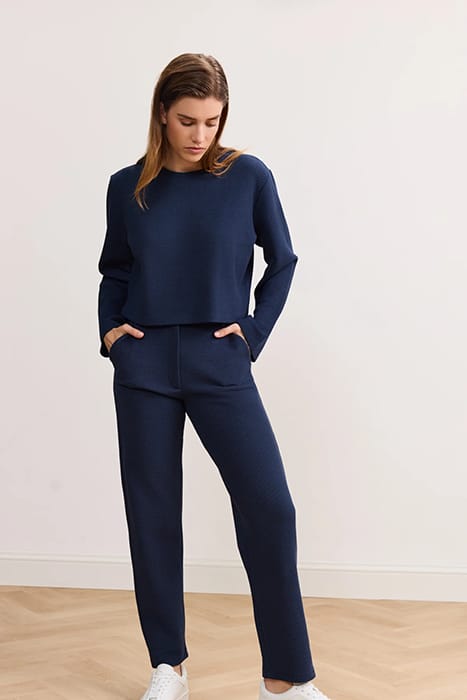 MOON CLASSIC LONGSLEEVE TEE NIGHT BLUE 1