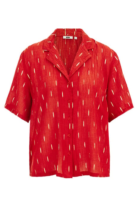 BLOUSE FIRE RED 4