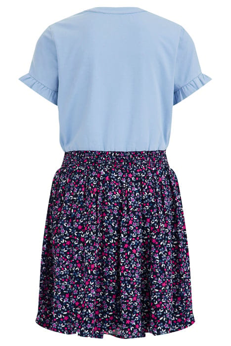 DRESS MID LENGTH BLUE 4