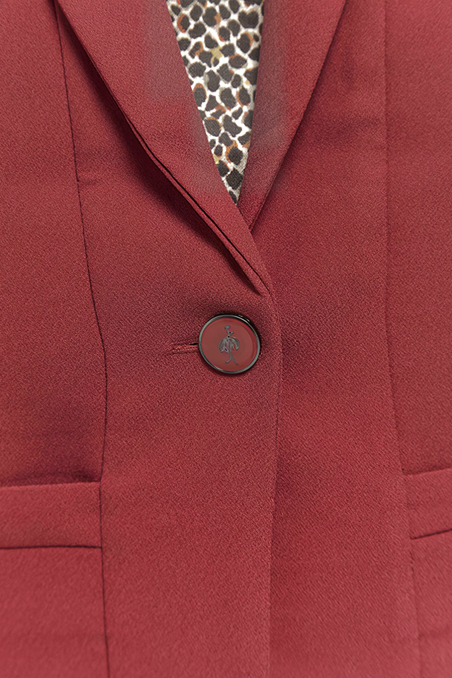 VARA - CHILIPEPPER SUIT JACKET IN RECYCLED POLYESTER 4
