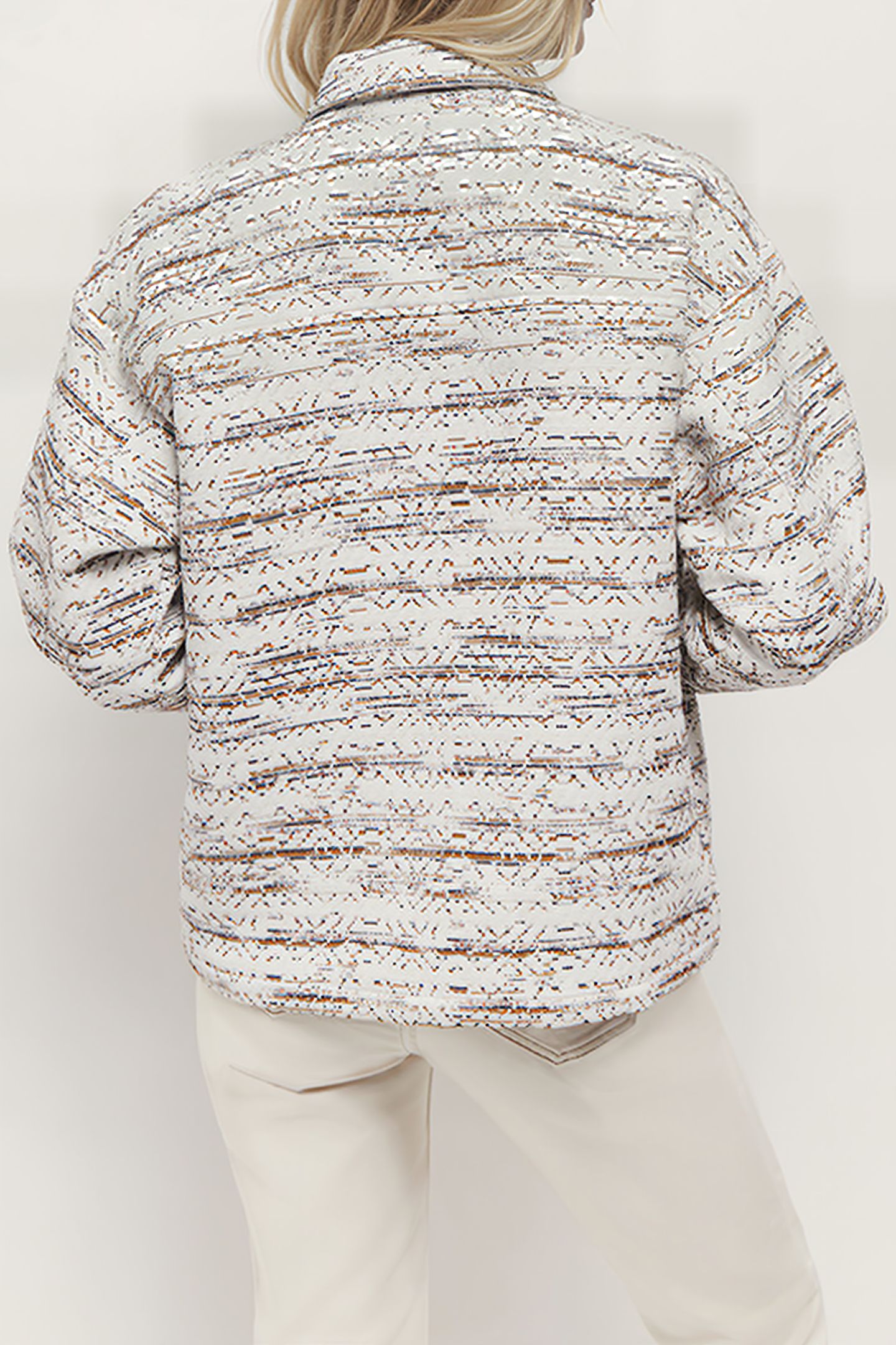 VIVECA - FANCY ECRU BRAIDED MULTICOAT JACKET 2