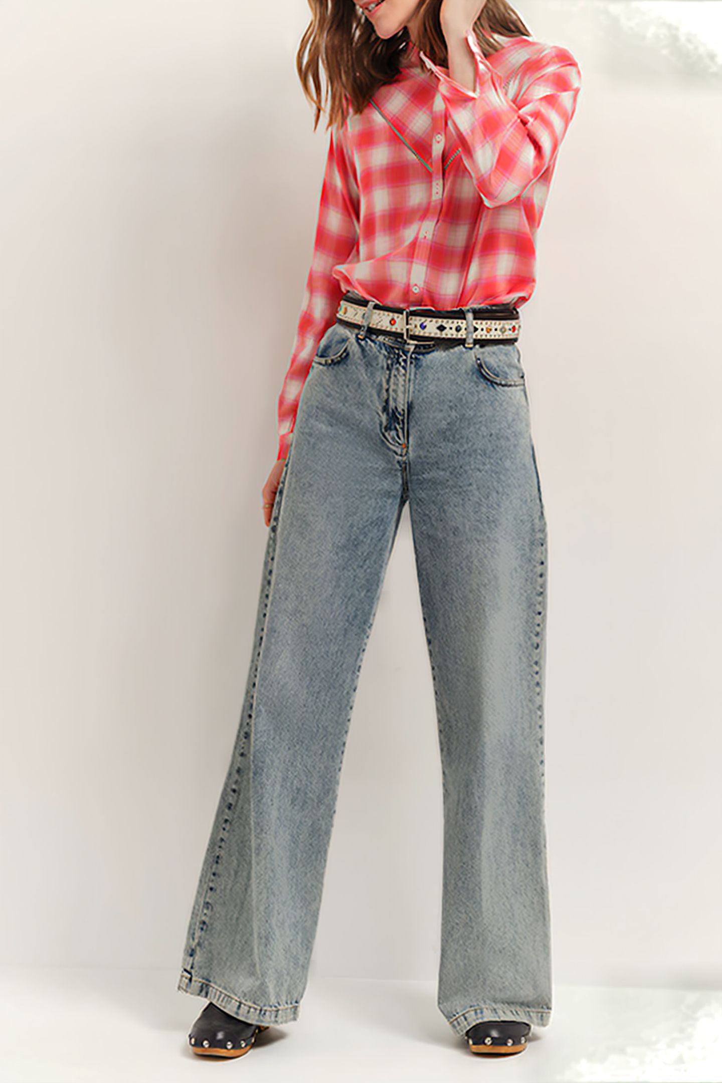 CLIVE - HIBISCUS CHECK SHIRT 4