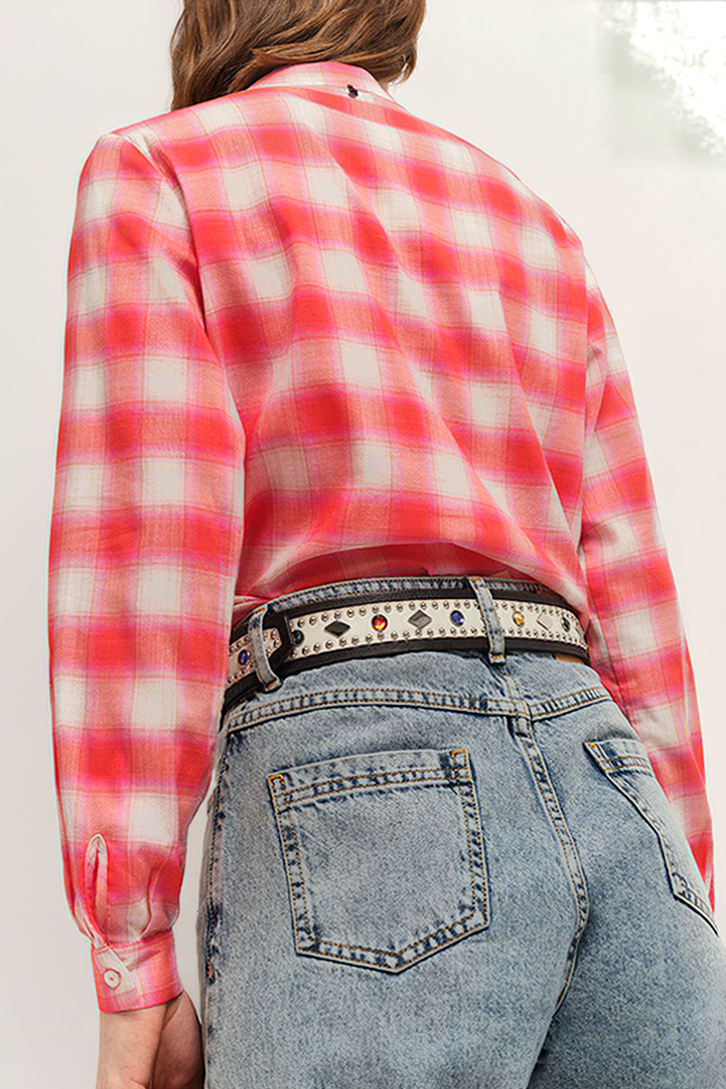 CLIVE - HIBISCUS CHECK SHIRT 2