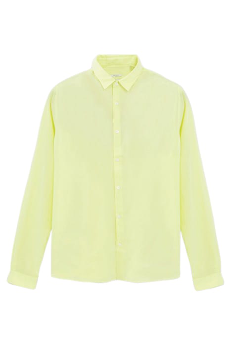 LIME ORGANIC COTTON VOILE SLIM SHIRT 4