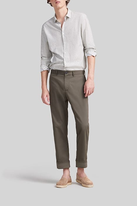 KHAKI UPCYCLED REGULAR CHINOS 3