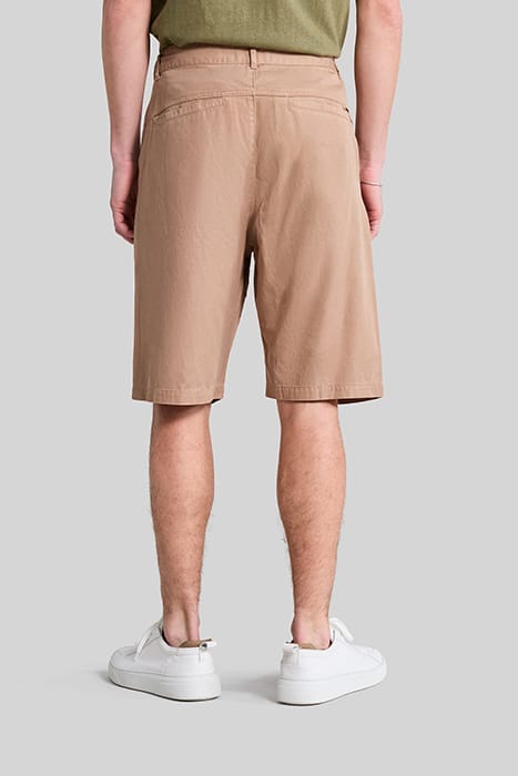 BEIGE CARGO CROPPED BERMUDA SHORTS 2