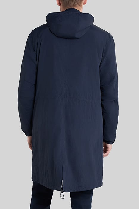NAVY NYLON PARACHUTE-STYLE 2-IN-1 PARKA 2