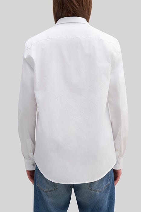 UNISEX WHITE ORGANIC COTTON GENDER FREE SHIRT 2