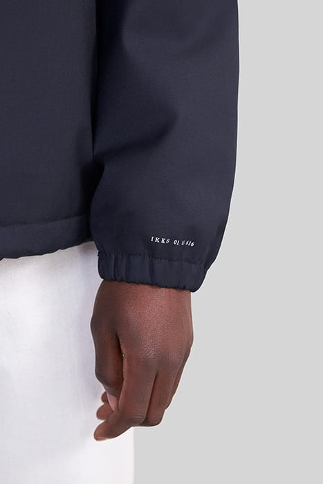 NAVY DOUBLE-COLLAR WATERPROOF BREATHABLE JACKET 6