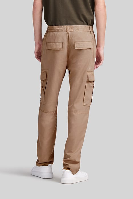 BEIGE LYOCELL® CARGO TROUSERS 2