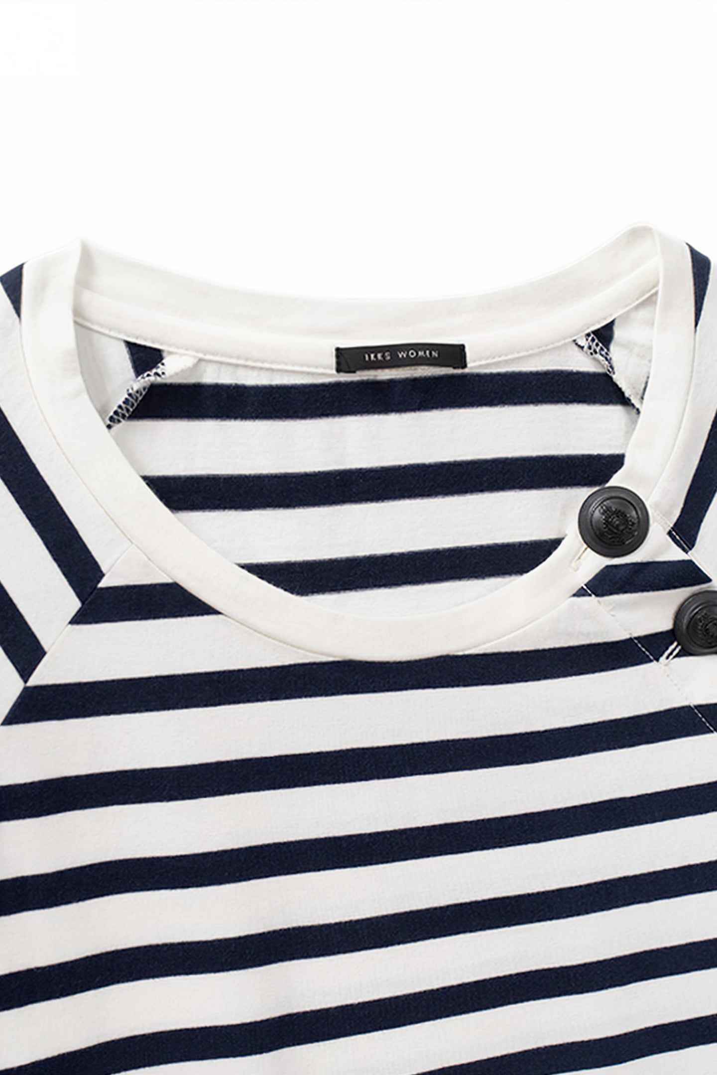 ECRU SAILOR-STRIPE DRESS WITH BADGE ON SLEEVE 6