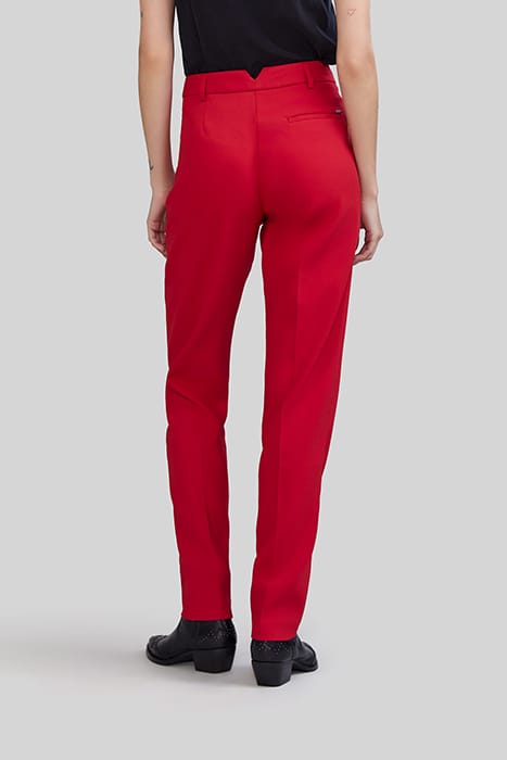 POPPY RED SUIT TROUSERS 2