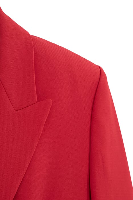 POPPY RED DOUBLE-BREASTED SUIT JACKET 6