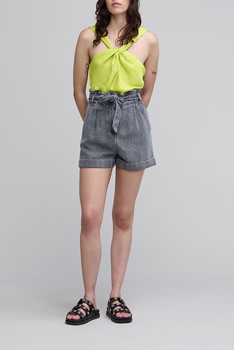 YELLOW TIE-NECK TOP 3