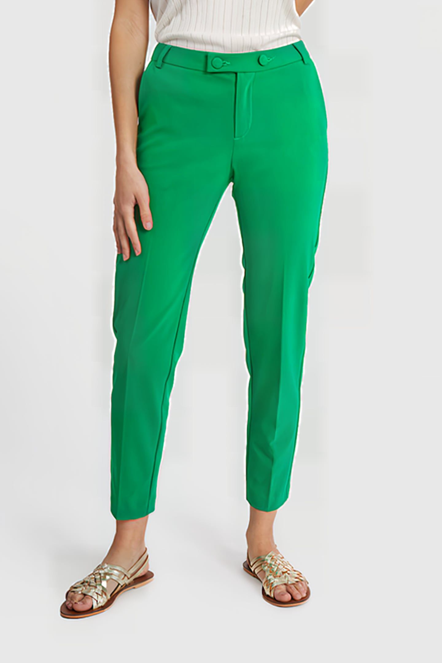 MEADOW GREEN SUIT TROUSERS 1