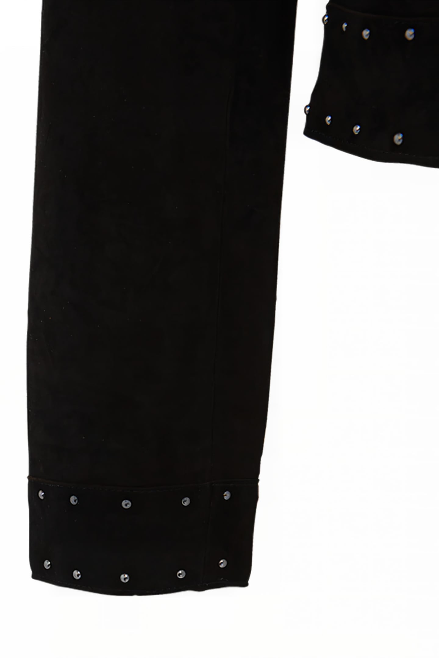 BLACK SUEDE STUDDED JACKET 8