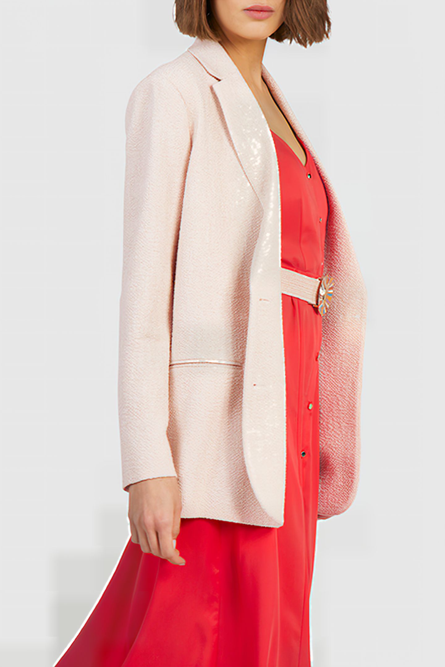 FRESH PINK COAT WITH GOLD LUREX 4