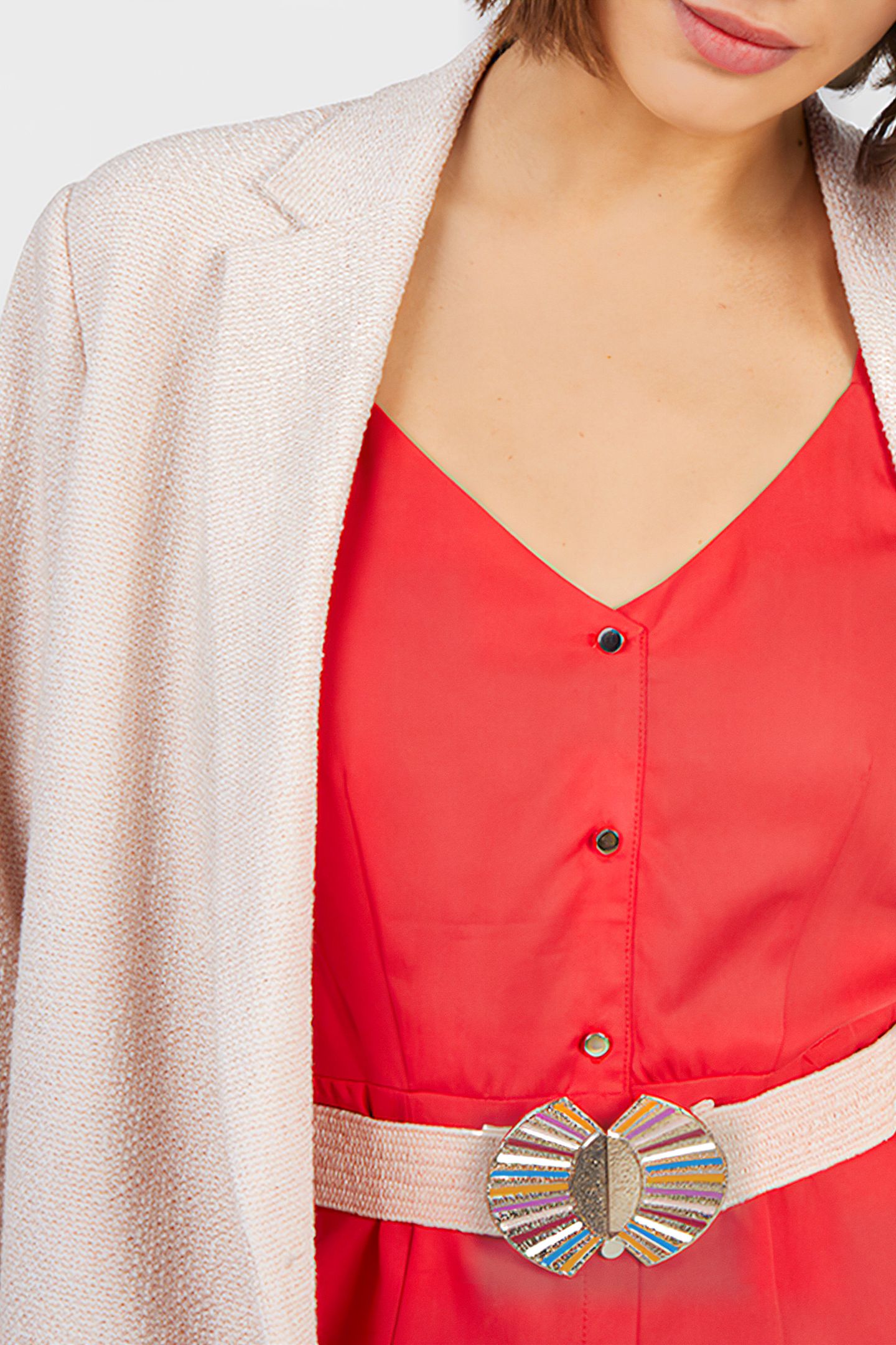 FRESH PINK COAT WITH GOLD LUREX 5