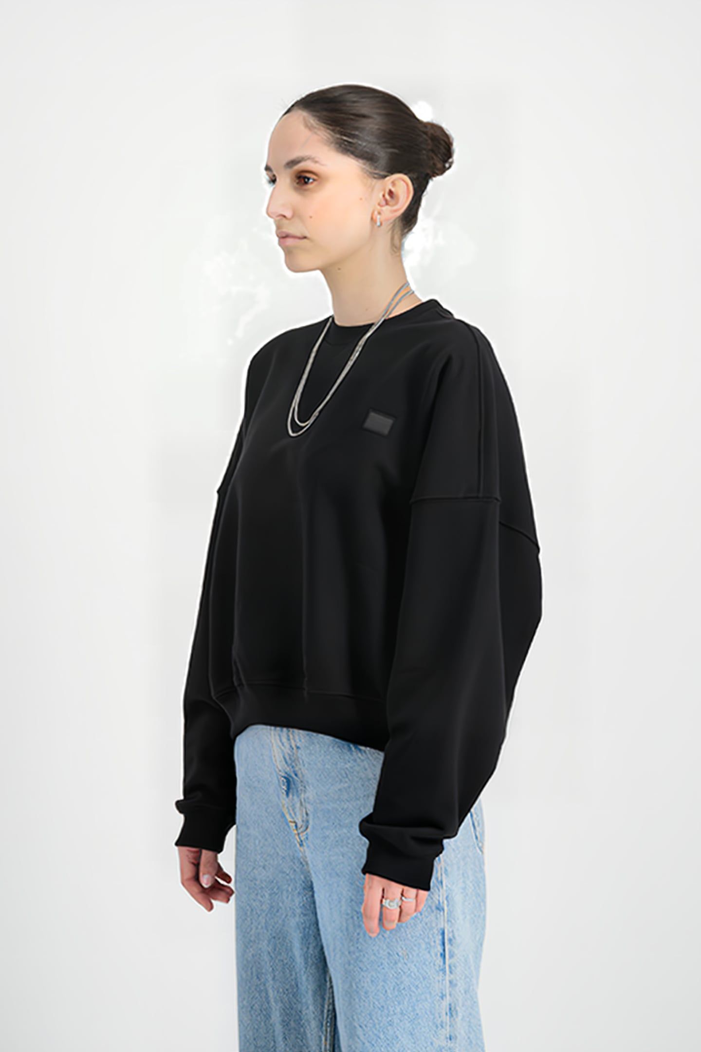 ALPHA ESSENTIALS RL SWEATER BLACK 5