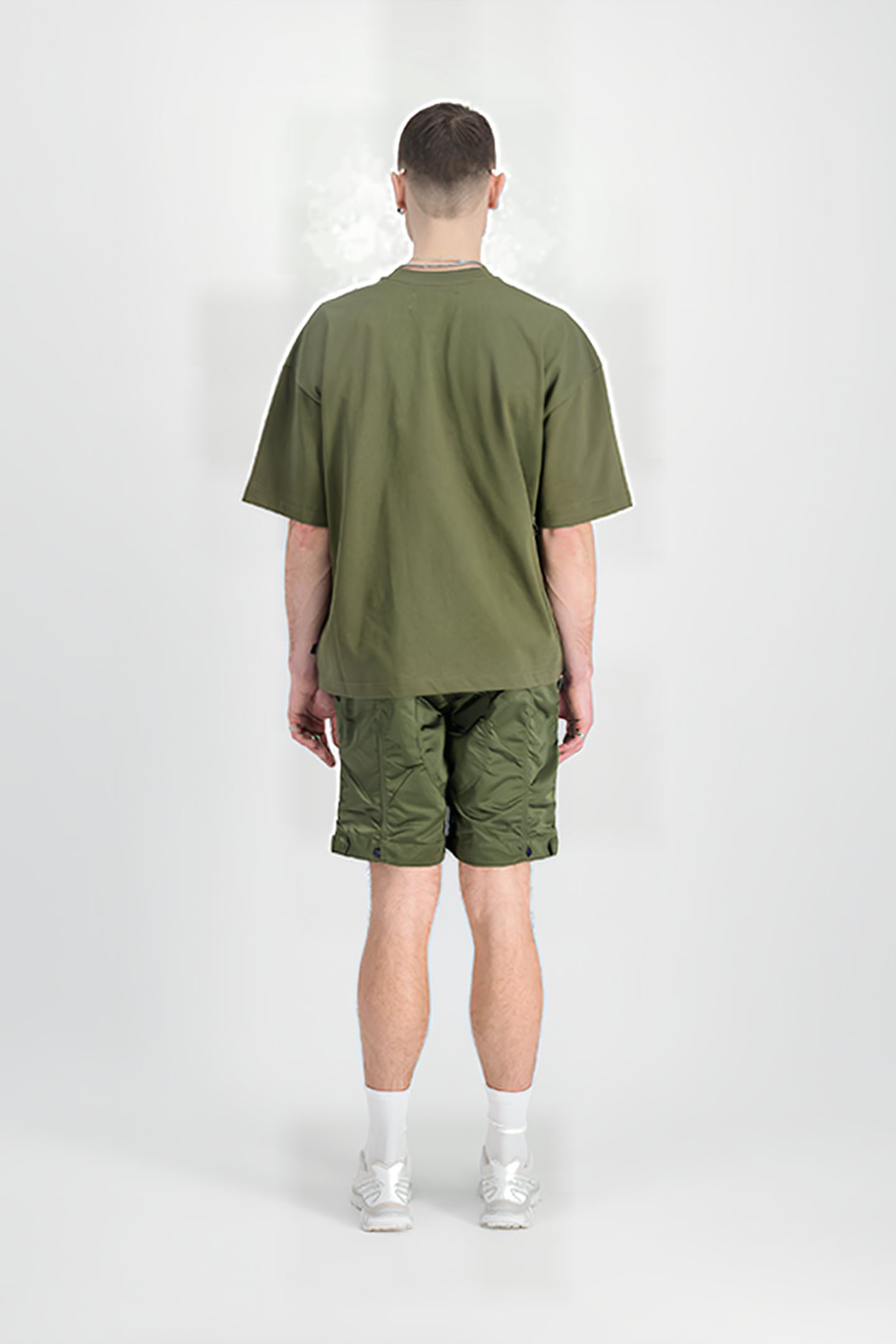 NYLON SHORT UV SAGE-GREEN 3