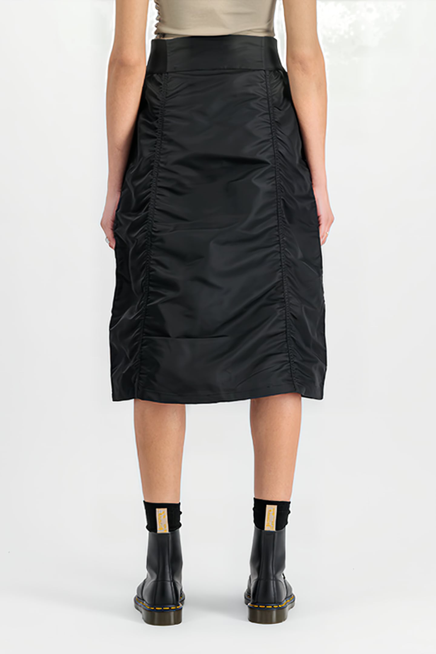 MA-1 MIDI SKIRT BLACK 2