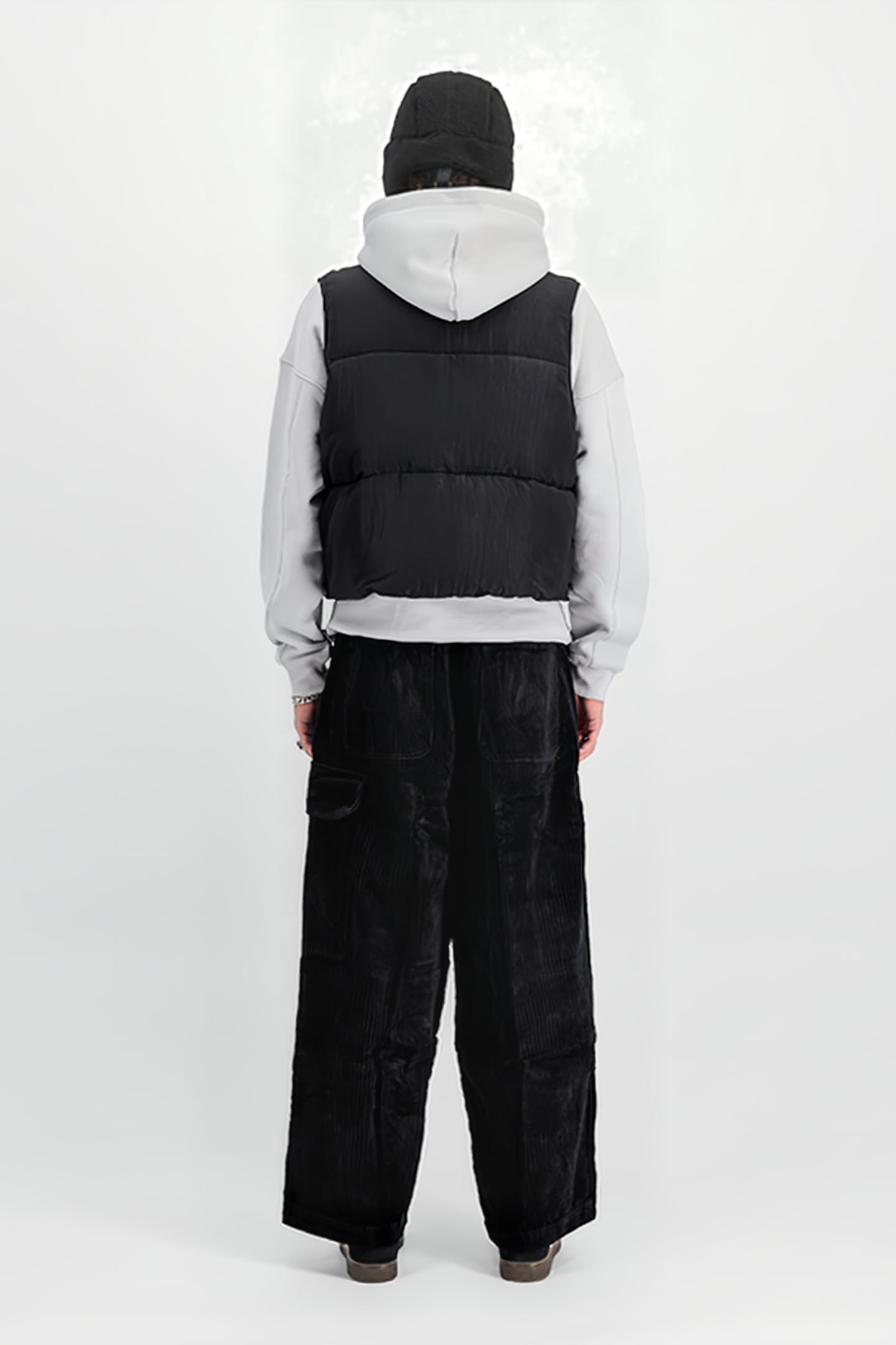MA-1 PUFFER VEST UV BLACK 2