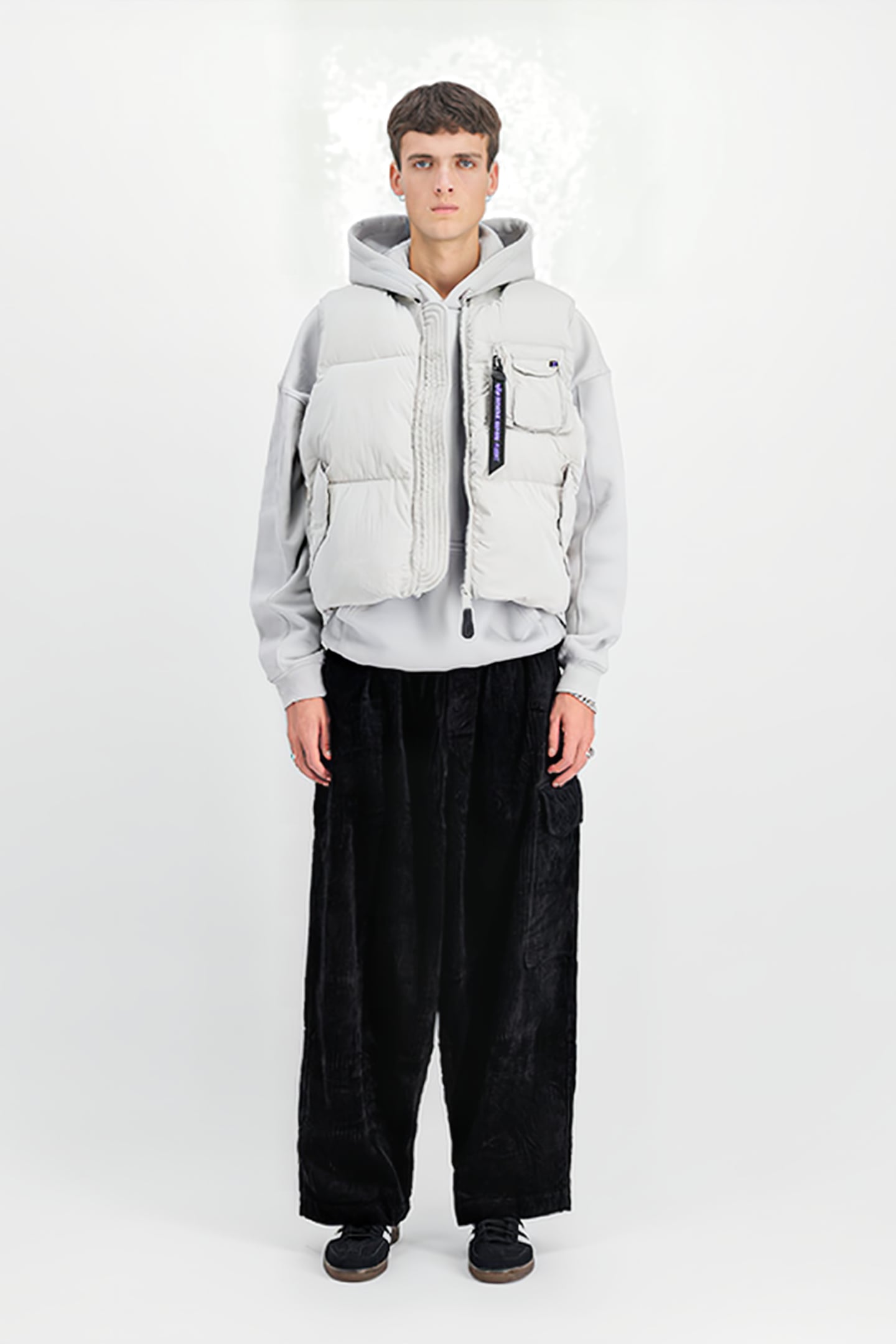 MA-1 PUFFER VEST UV PASTEL GREY 1