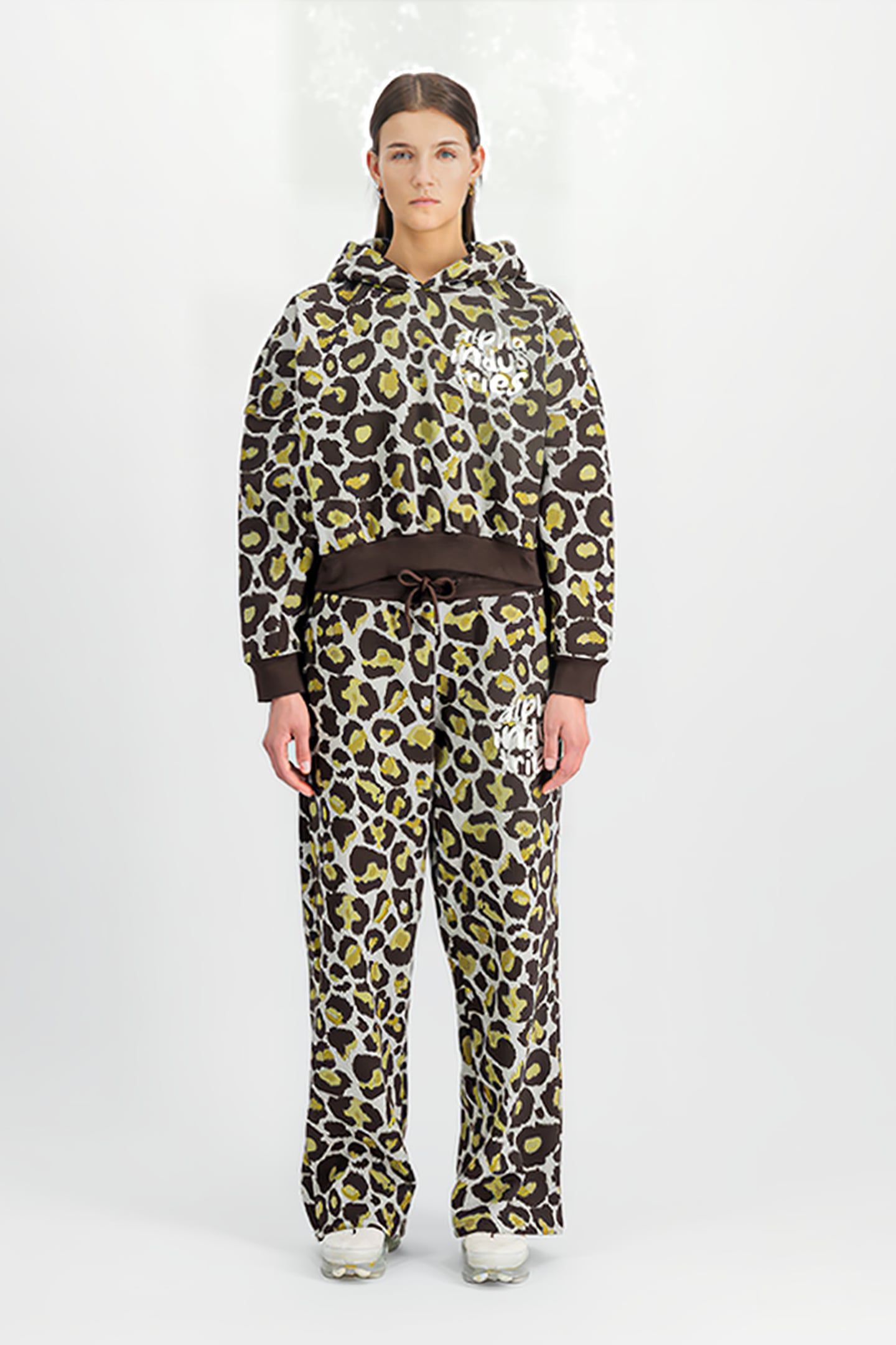 LOGO HOODIE CAMO OLIVE LEO CAMO 1