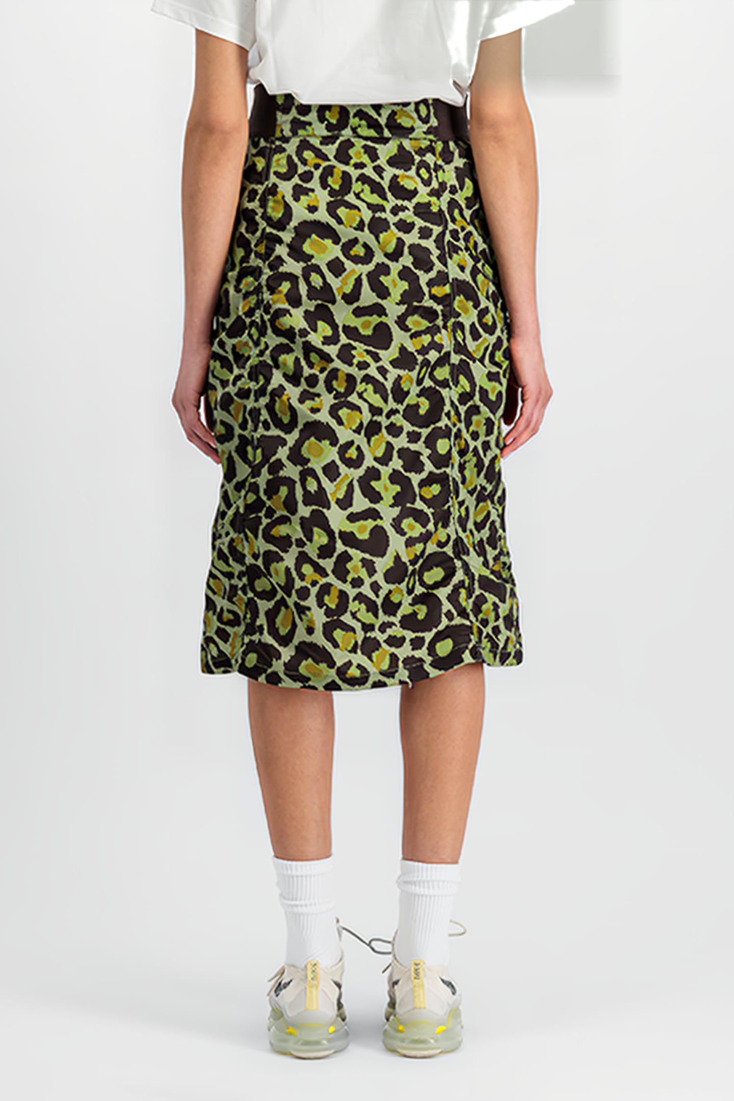 MA-1 MIDI SKIRT CAMO OLIVE LEO CAMO 2
