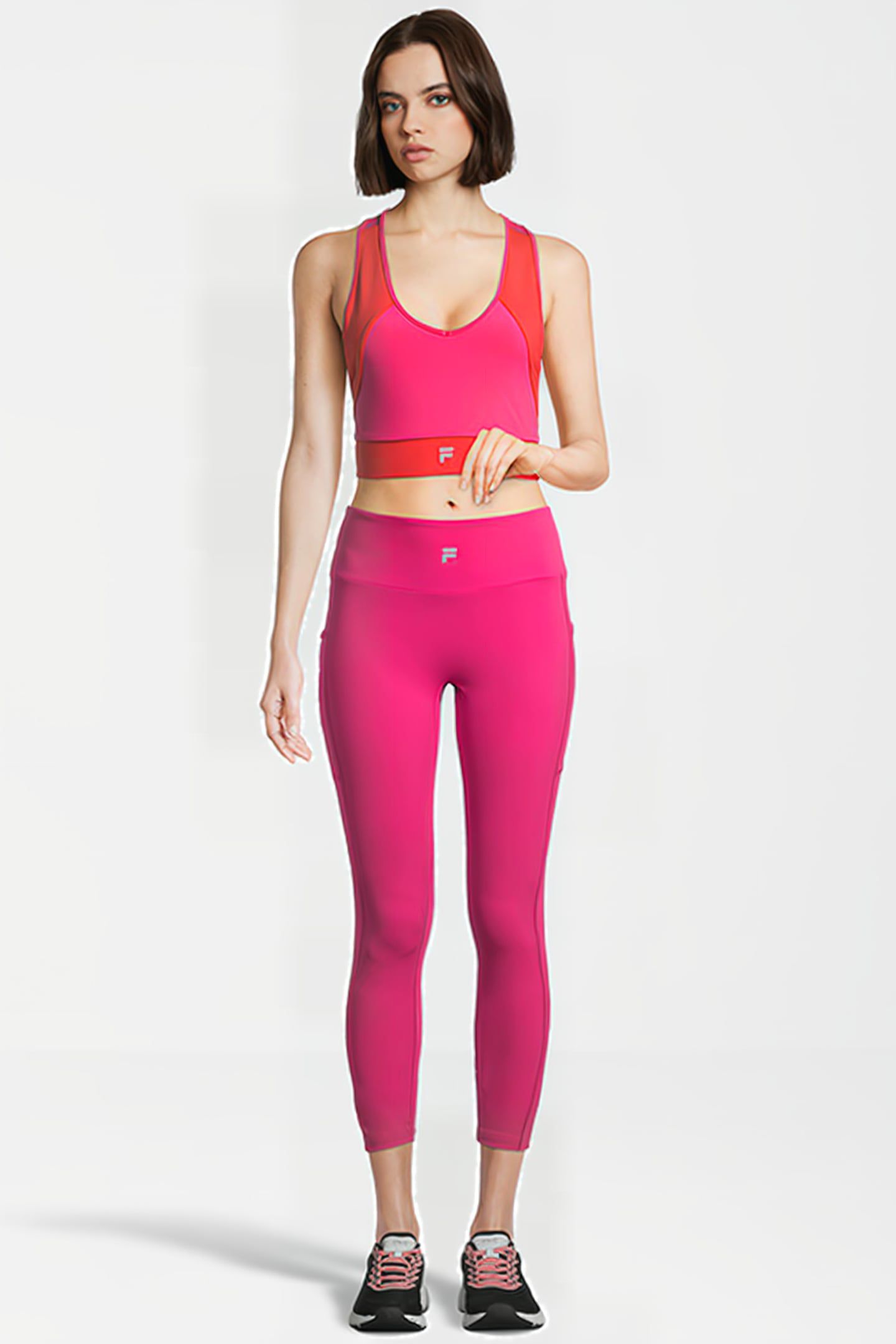 RAGA HIGH WAIST 7/8 TIGHTS PINK YARROW 3