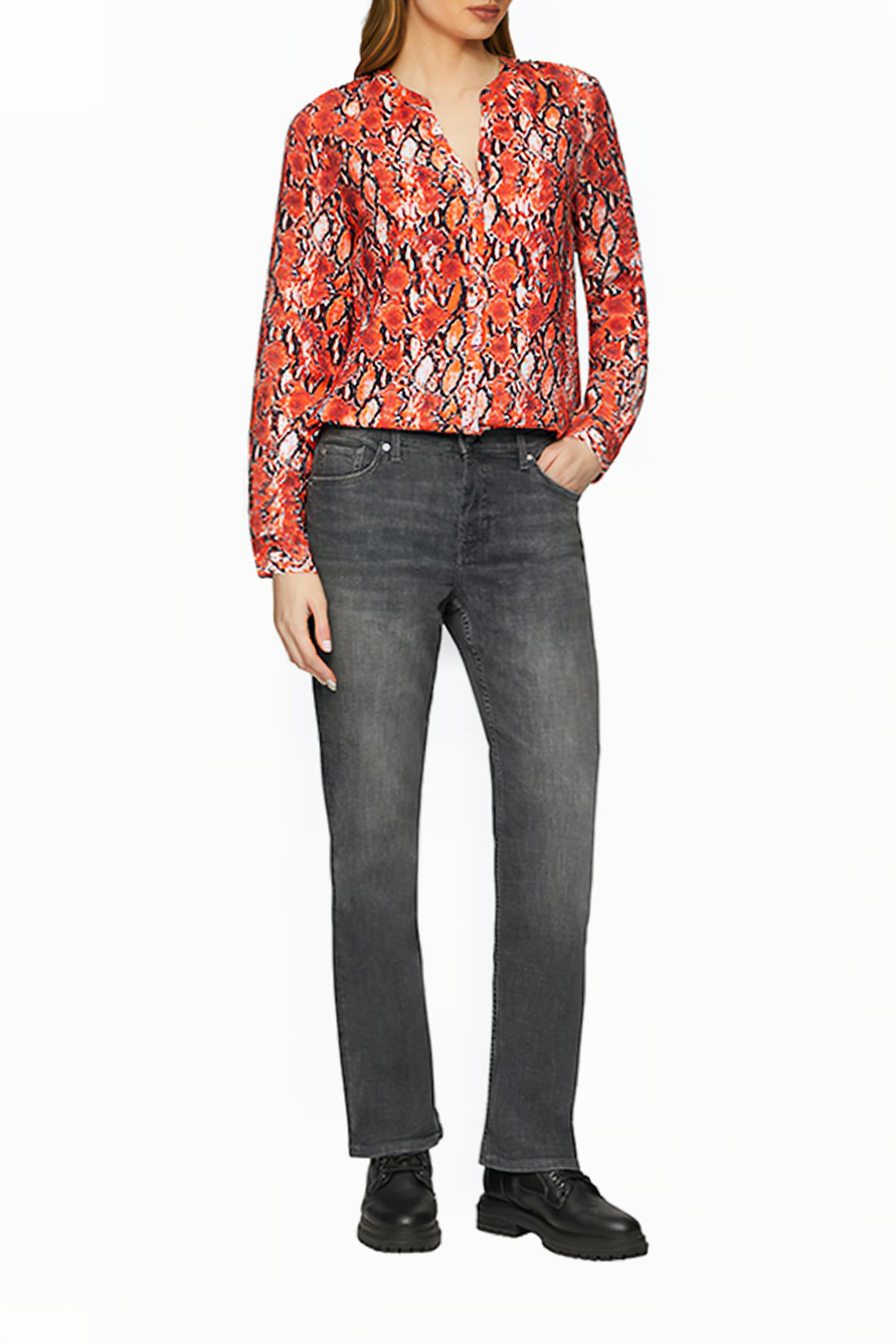 S.OLIVER BLOUSES ORANGE 2