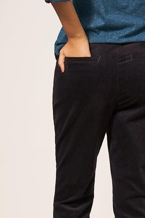 SAVANNAH VELVET TROUSER PURE BLACK 5
