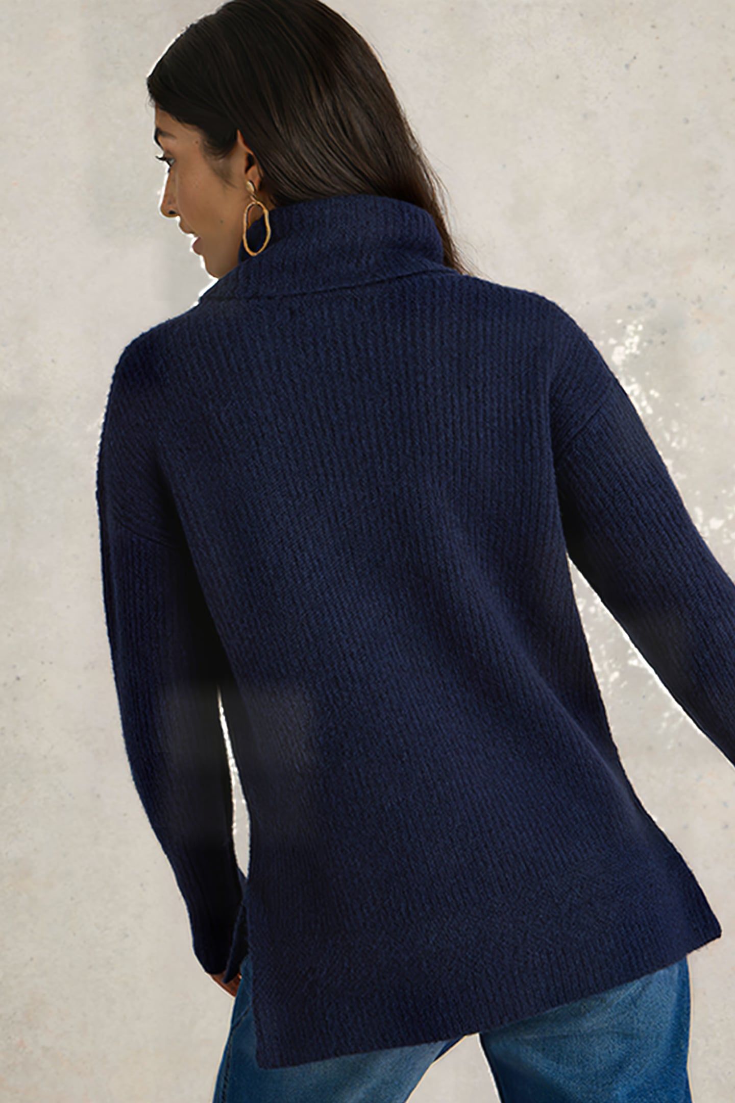 LOVELY RIB JUMPER FRENCH NAVY 2