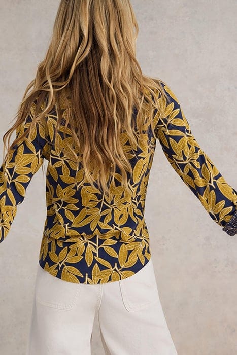 ANNIE JERSEY SHIRT NAVY PRINT 4